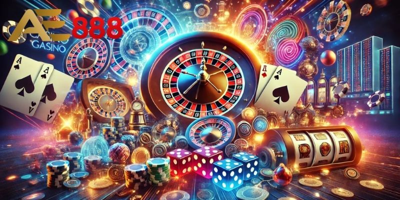 Các sảnh casino ae888 phong phú cho mọi người chơi